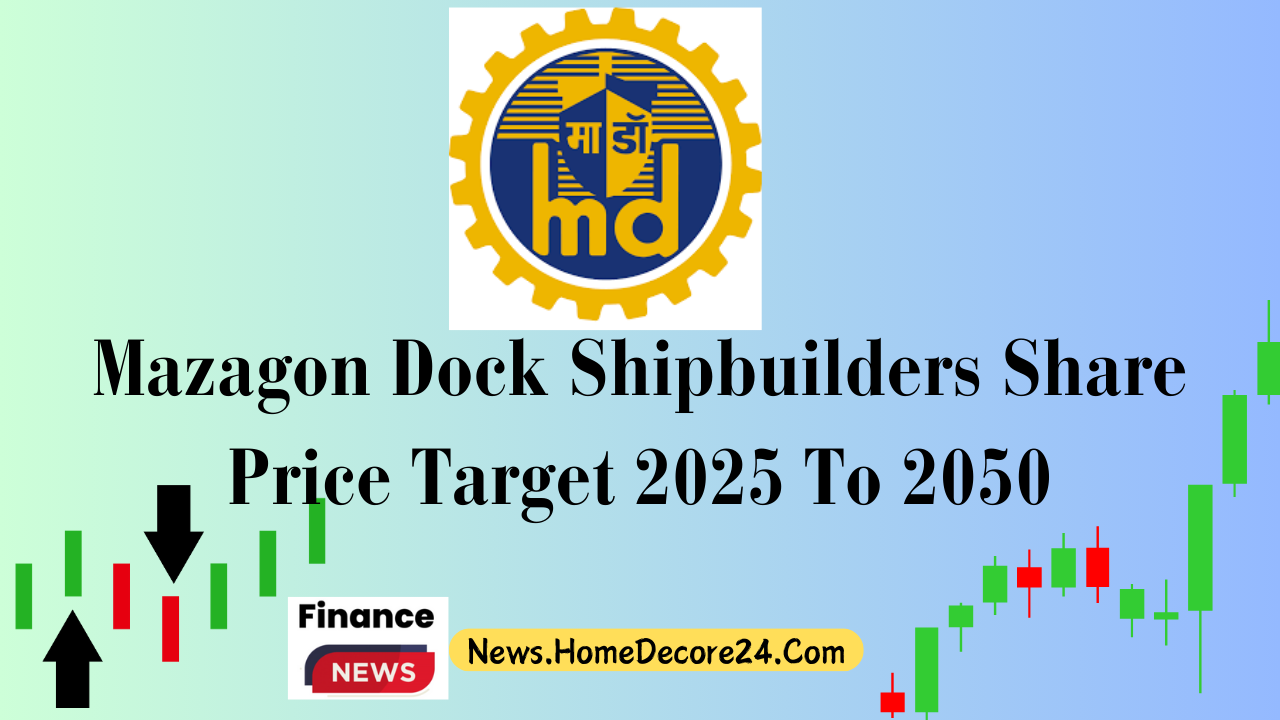 Mazagon Dock Shipbuilders Share Price Target 2024, 2025, 2030, 2040, 2050